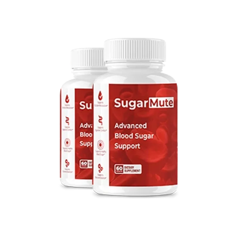SugarMute Blood Sugar Supplement Bottle (2 Bottle / 60 Day Pack)