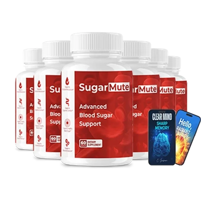 SugarMute Blood Sugar Supplement Bottle (6 Bottle / 180 Day Pack)